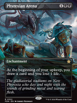 Phyrexian Arena (FDN-322) - Foundations (Borderless)