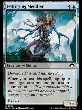 Petrifying Meddler (MH3-066) - Modern Horizons 3: (devoid) Foil