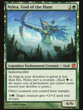 Nylea, God of the Hunt (THS-166) - Theros: (enchantment)