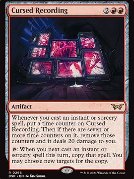 Cursed Recording (DSK-296) - Duskmourn: House of Horror