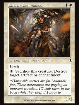 Cathar Commando (Retro Frame) (INR-336) - Innistrad Remastered