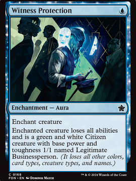 Witness Protection (FDN-168) - Foundations Foil