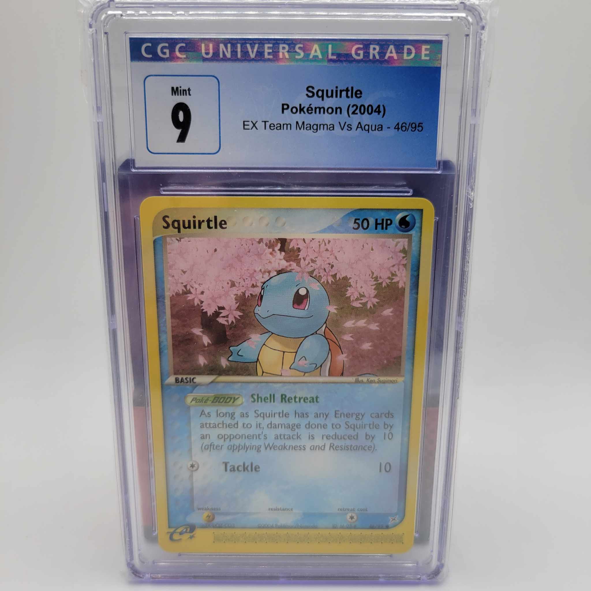 CGC 9 Squirtle E-Series - EX Team Magma Vs Team Aqua English  Danireon  Cards & Games