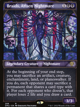 Braids, Arisen Nightmare (DMU-288) - Dominaria United: (Showcase)