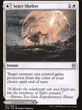 Sejiri Shelter // Sejiri Glacier (ZNR-037) - Zendikar Rising