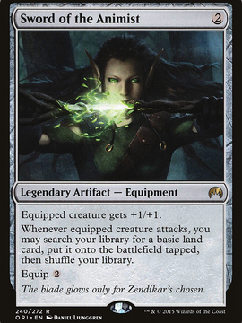Sword of the Animist (ORI-240) - Magic Origins