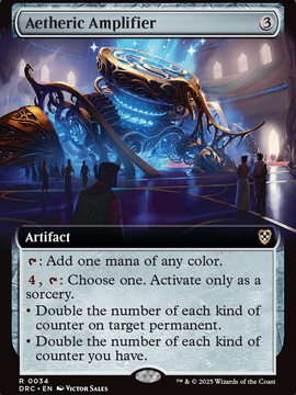 Aetheric Amplifier (Extended Art) (DRC-034) - Commander: Aetherdrift