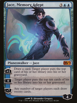 Jace, Memory Adept (M12-058) - Magic 2012