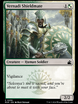 Vernadi Shieldmate (RVR-236) - Ravnica Remastered Foil