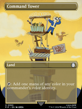 Command Tower (PIP-360) - Fallout (Borderless) Foil