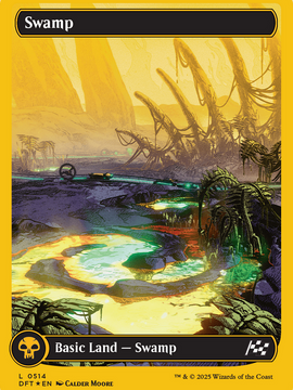 Swamp (0514) (First-Place Foil) (DFT-514) - Aetherdrift Foil