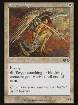 Angelic Page (USG-004) - Urza's Saga