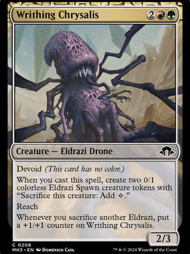 Writhing Chrysalis (MH3-208) - Modern Horizons 3: (devoid)