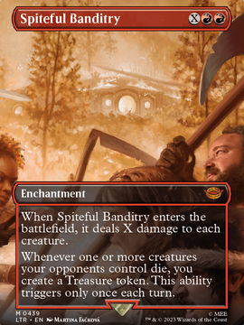 Spiteful Banditry (LTR-439) - The Lord of the Rings: Tales of Middle-earth (Borderless) Foil