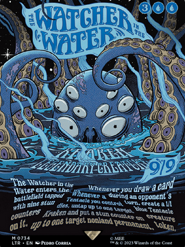 The Watcher in the Water (LTR-734) - The Lord of the Rings: Tales of Middle-earth (Borderless) Foil