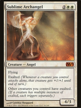 Sublime Archangel (M13-036) - Magic 2013 Foil