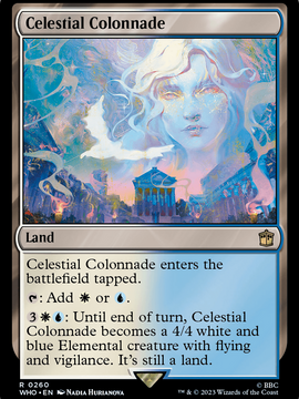Celestial Colonnade (WHO-260) - Doctor Who Foil
