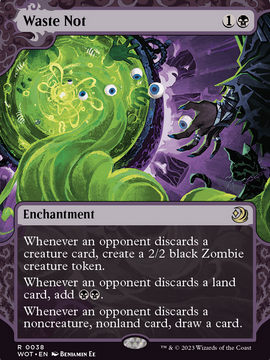 Waste Not (WOT-038) - Wilds of Eldraine: Enchanting Tales: (Showcase) (Borderless)
