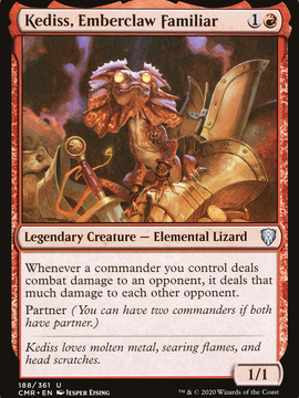 Kediss, Emberclaw Familiar (CMR-188) - Commander Legends
