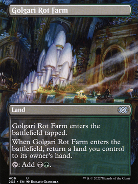 Golgari Rot Farm (2X2-406) - Double Masters 2022 (Borderless)