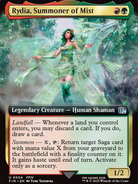 Rydia, Summoner of Mist (FIN-504) - FINAL FANTASY: (Extended Art) Foil