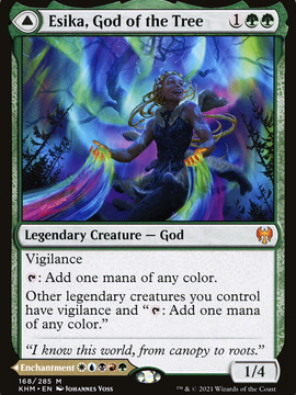 Esika, God of the Tree // The Prismatic Bridge (KHM-168) - Kaldheim Foil