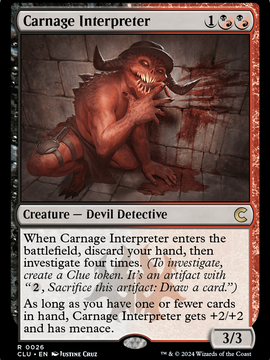 Carnage Interpreter (CLU-026) - Ravnica: Clue Edition