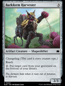 Barkform Harvester (BLB-243) - Bloomburrow Foil