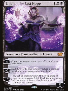 Liliana, the Last Hope (2X2-081) - Double Masters 2022