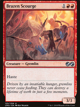 Brazen Scourge (UMA-125) - Ultimate Masters Foil