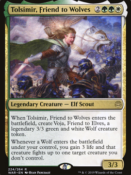 Tolsimir, Friend to Wolves (WAR-224) - War of the Spark