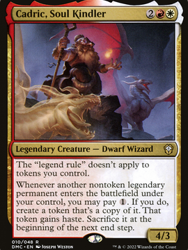 Cadric, Soul Kindler (DMC-010) - Dominaria United Commander