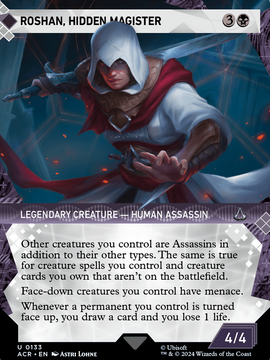 Roshan, Hidden Magister (ACR-133) - Assassin's Creed: (Showcase) (Borderless)