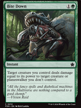 Bite Down (FDN-212) - Foundations Foil