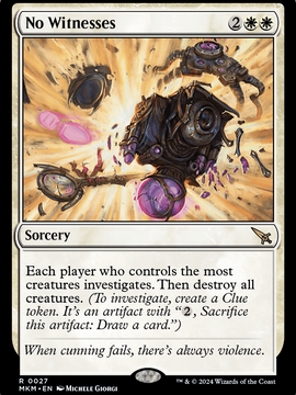 No Witnesses (MKM-027) - Murders at Karlov Manor Foil