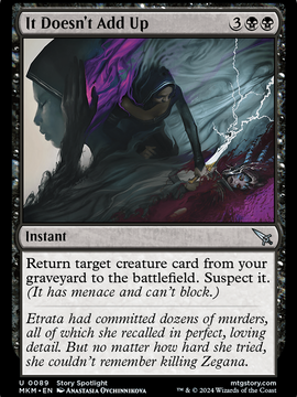 It Doesn't Add Up (MKM-089) - Murders at Karlov Manor