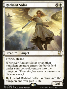 Radiant Solar (AFC-009) - Forgotten Realms Commander