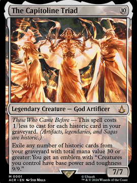 The Capitoline Triad (ACR-001) - Assassin's Creed Foil