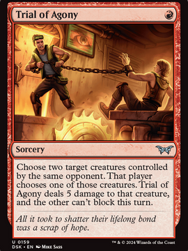 Trial of Agony (DSK-159) - Duskmourn: House of Horror