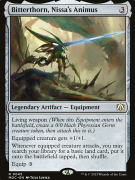 Bitterthorn, Nissa's Animus (MOC-045) - March of the Machine Commander