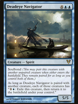Deadeye Navigator (AVR-047) - Avacyn Restored
