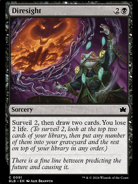 Diresight (BLB-091) - Bloomburrow Foil