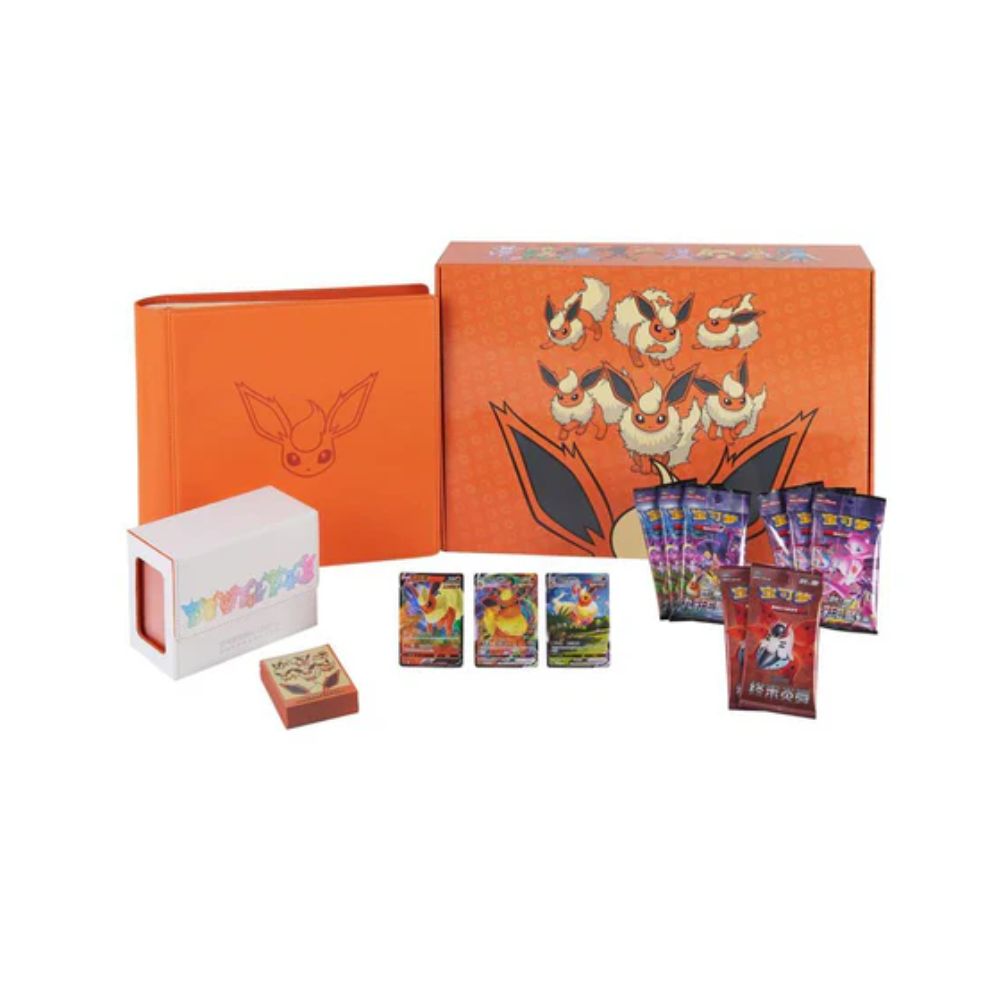 Simplified Chinese Pokemon Eevee Sealed Jumbo Collection Box (read description)