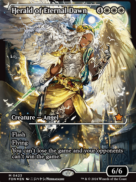Herald of Eternal Dawn (FDN-423) - Foundations: (Showcase) Foil