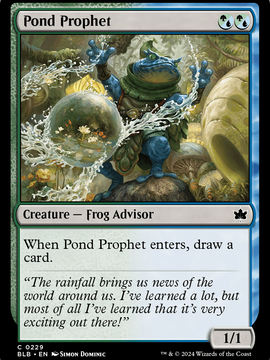 Pond Prophet (BLB-229) - Bloomburrow