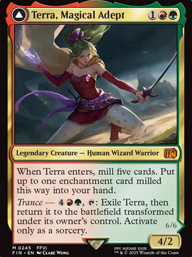 Terra, Magical Adept // Esper Terra (FIN-245) - FINAL FANTASY: (enchantment)