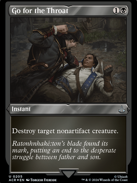 Go for the Throat (ACR-205) - Assassin's Creed Etched Foil