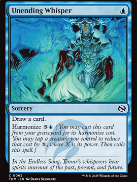 Unending Whisper (TDM-062) - Tarkir: Dragonstorm Foil