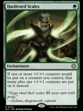 Hardened Scales (LCC-243) - The Lost Caverns of Ixalan Commander