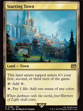 Starting Town (FIN-289) - FINAL FANTASY